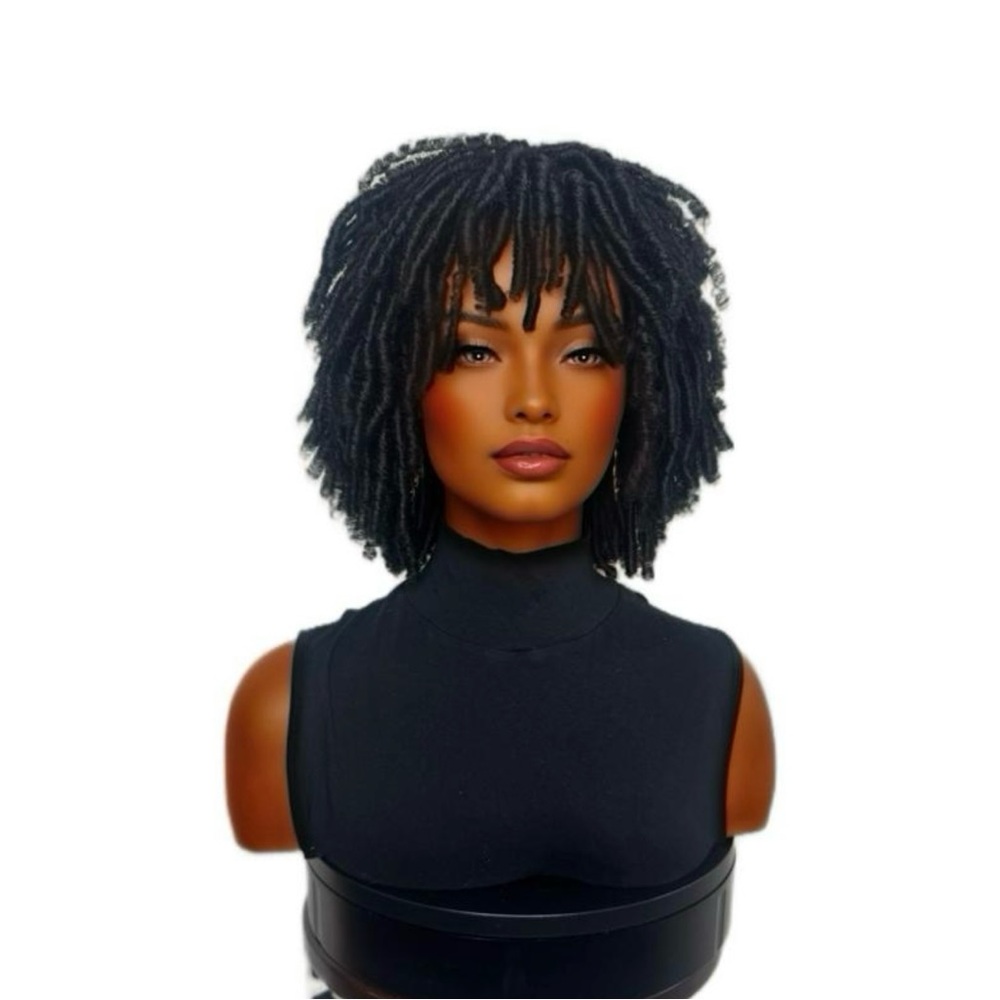 Nyla | Textured Loc Wig with Bangs